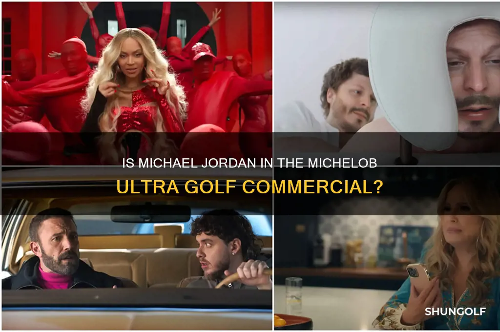 is michael jordan in michelob ultra golf commercial