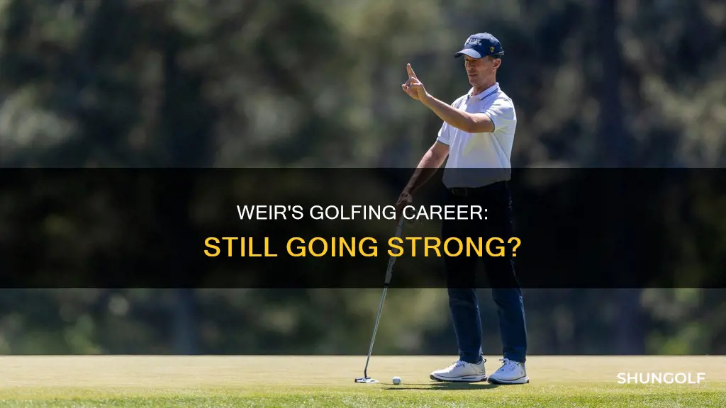 is mike weir still golfing
