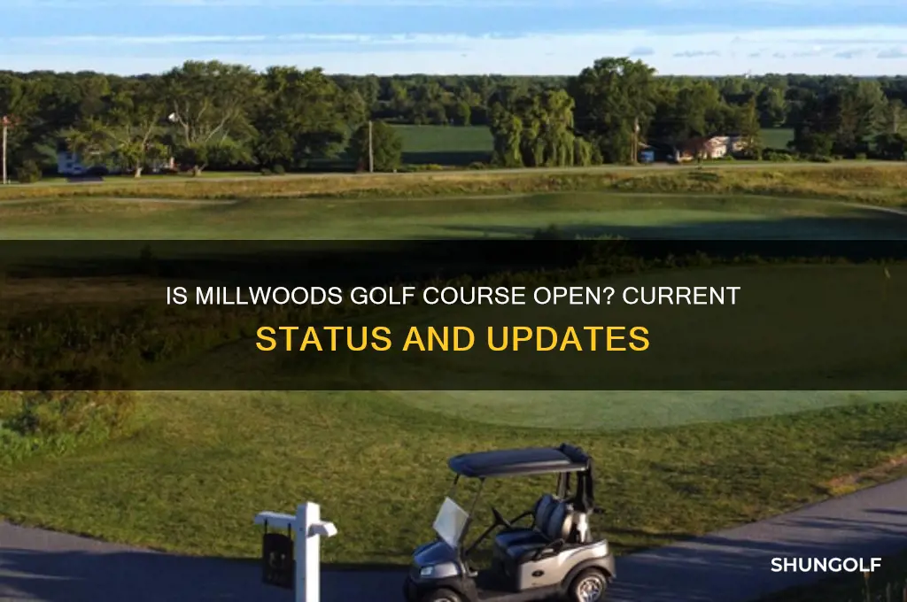 is millwoods golf course open