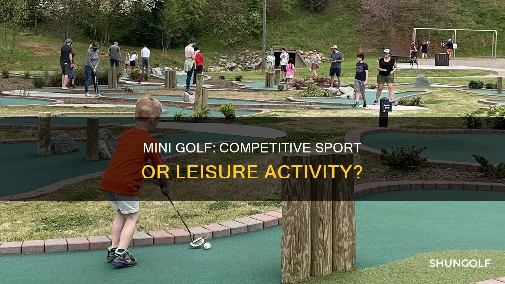 is mini golf a competitive sport