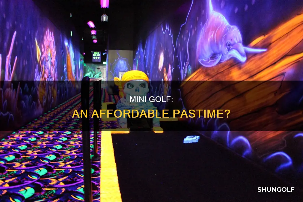 is mini golf expensive
