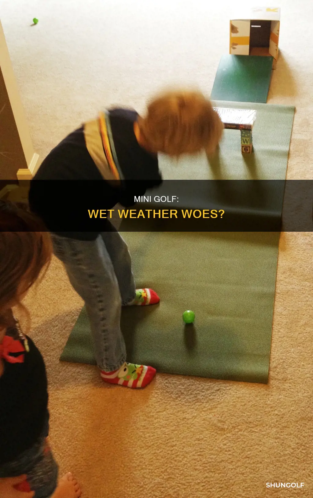 is mini golf fine after rain