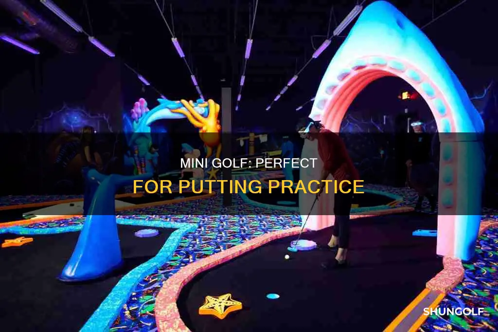 is mini golf golf putting practice