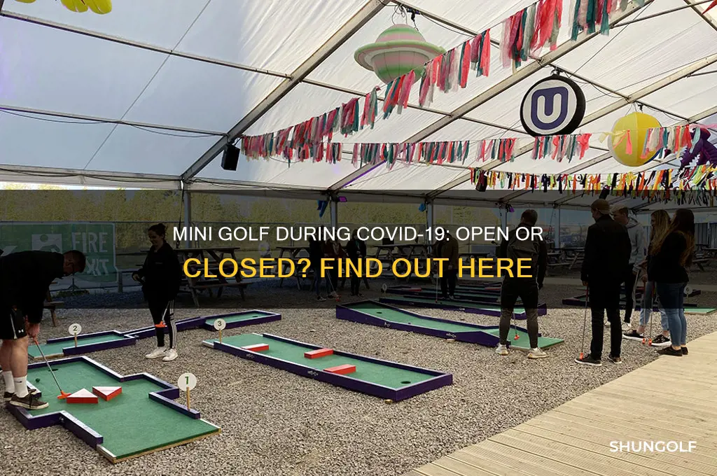 is mini golf open during coronavirus