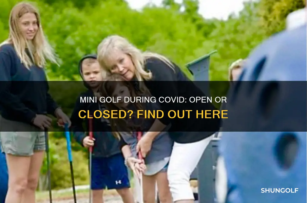 is mini golf open during covid