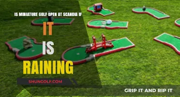 Miniature Golf at Scandia: Open During Rainy Weather?