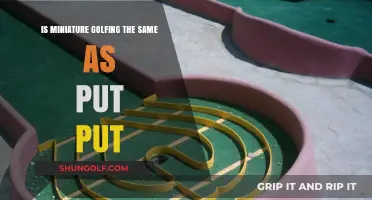 Miniature Golf vs. Putt-Putt: Unraveling the Differences and Similarities