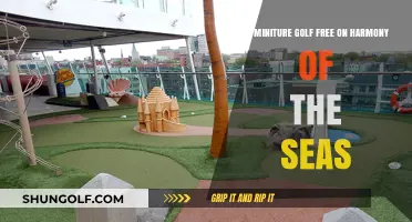 Is Miniature Golf Free on Harmony of the Seas?