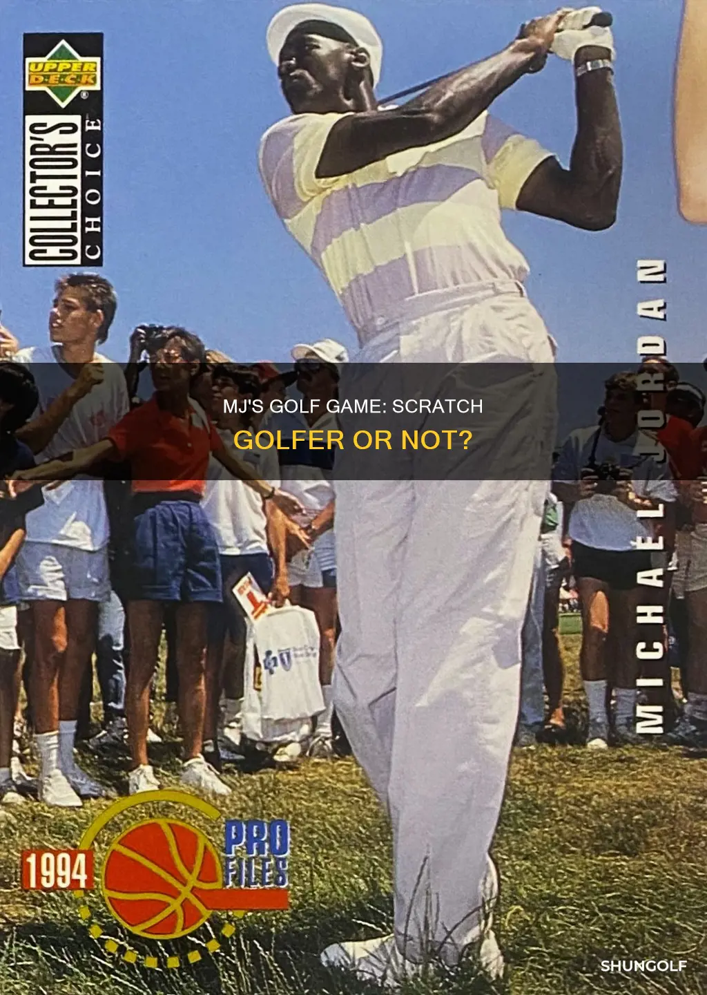 is mj a scratch golfer