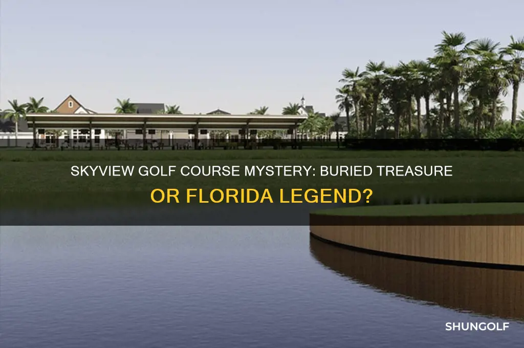 is money buried in skyview golf course in florida