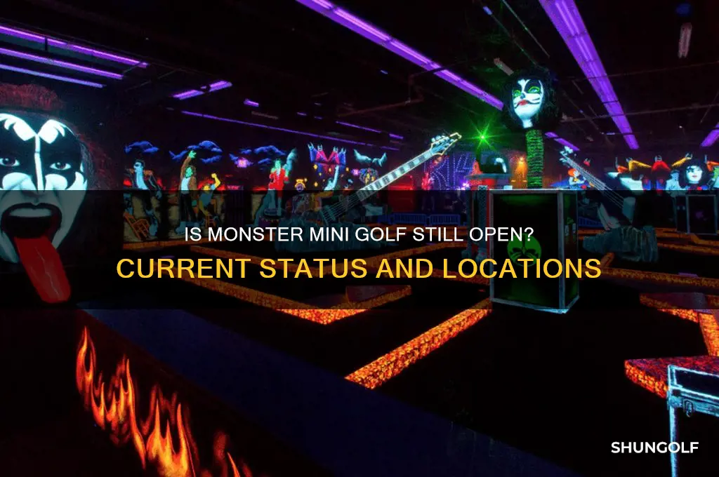 is monster mini golf still open