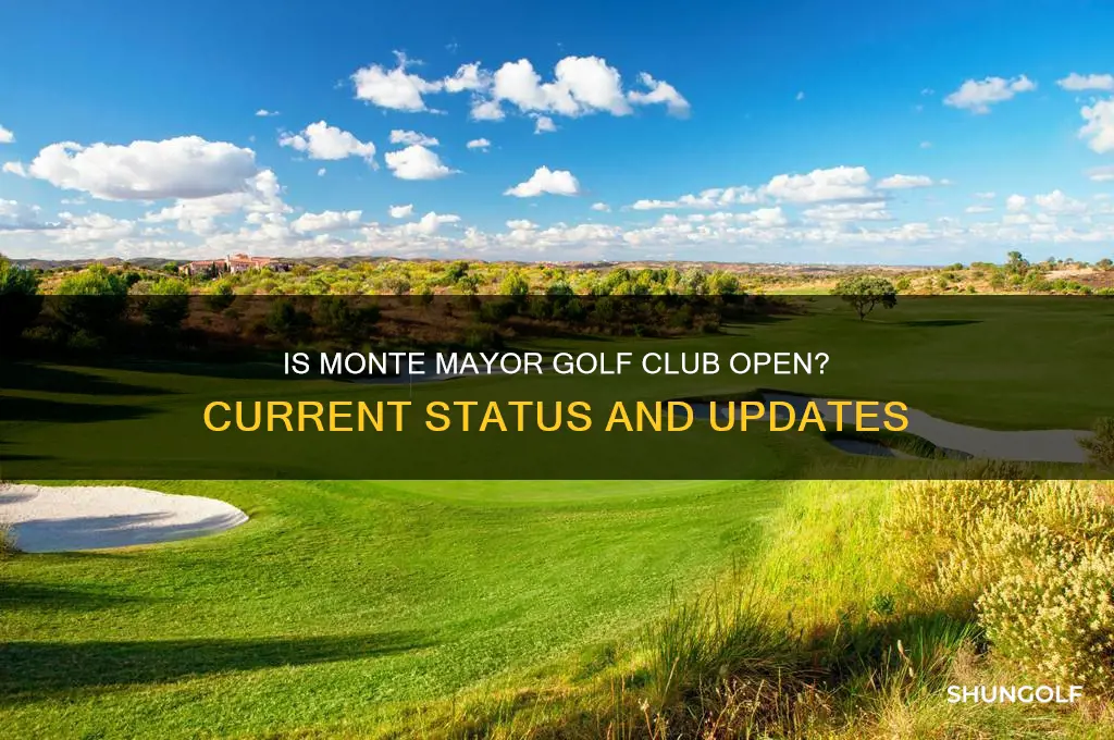 is monte mayor golf club open