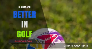 Spin in Golf: More or Less?