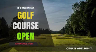 Is Morgan Creek Golf Course Open? Current Status and Updates