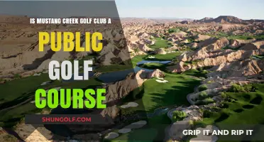 Is Mustang Creek Golf Club Public? Exploring Access and Membership