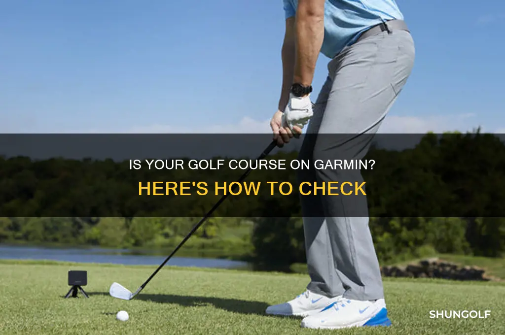 is my golf course on garmin