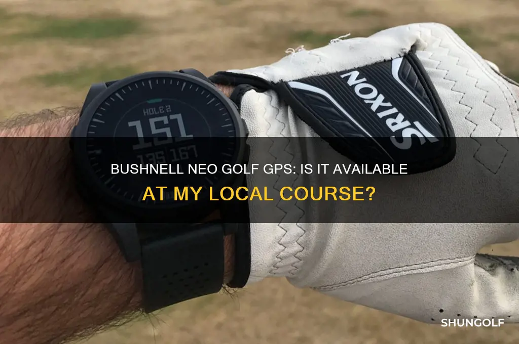 is my local course on bushnell neo golf gps