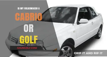 Cabrio or Golf? Identifying Your Volkswagen Model Made Easy