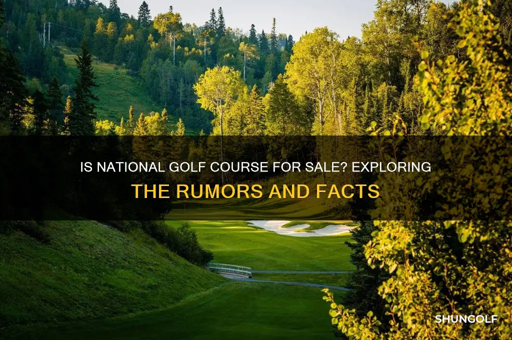 is national golf course for sale