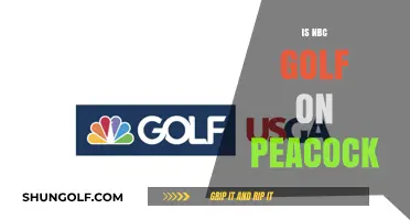 Golf Fans: Peacock Now Streams NBC Golf!
