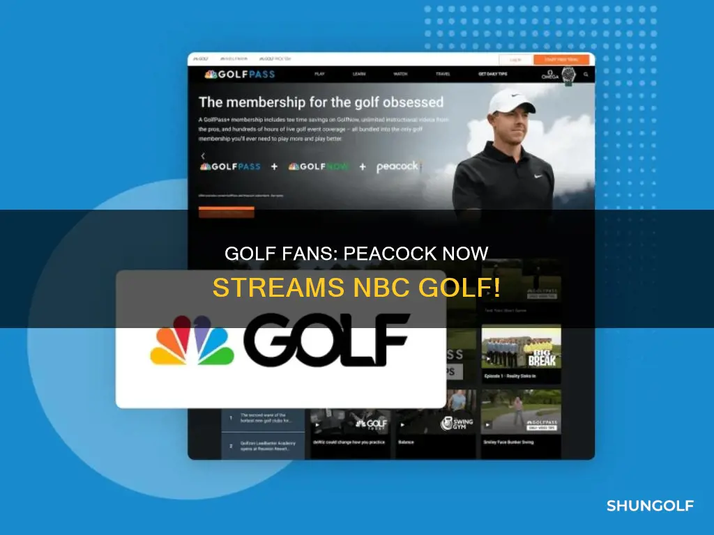is nbc golf on peacock