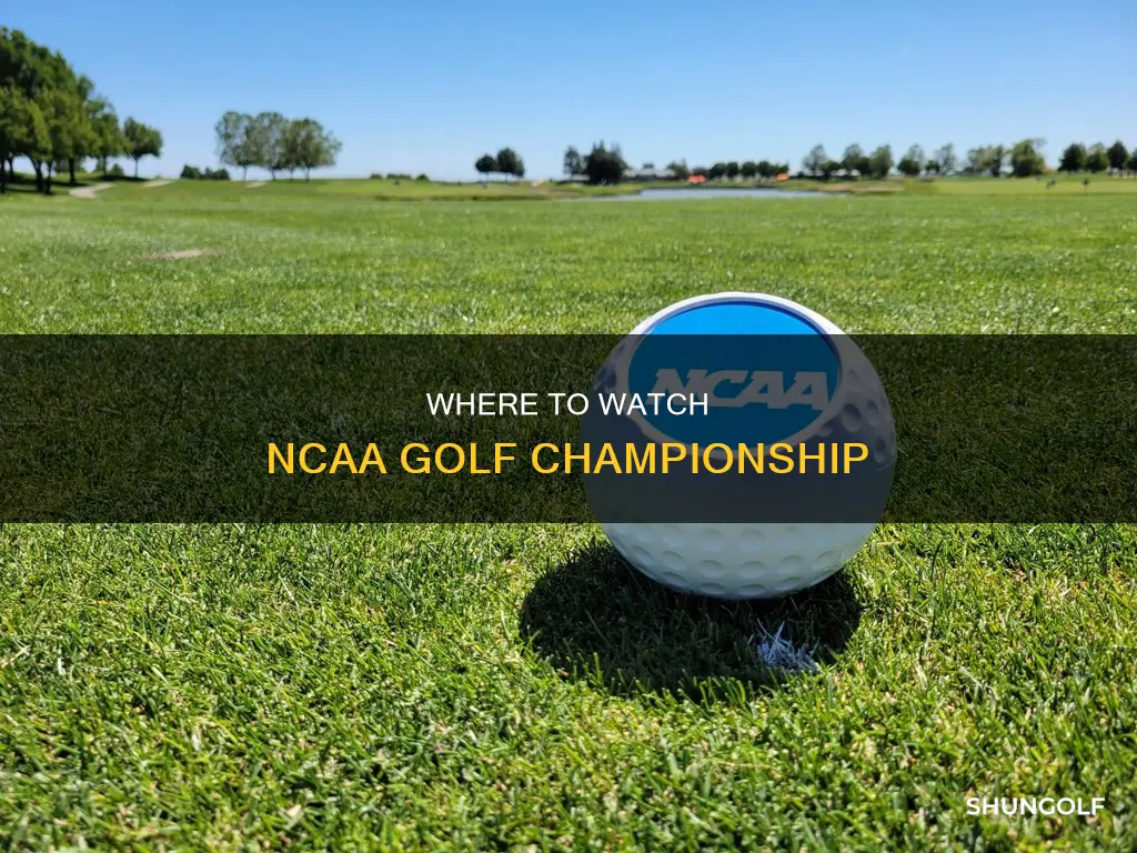 is ncaa golf championship on tv