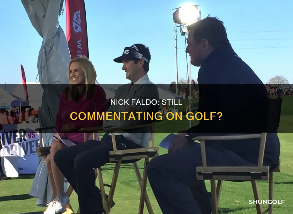 is nick faldo still announcing golf