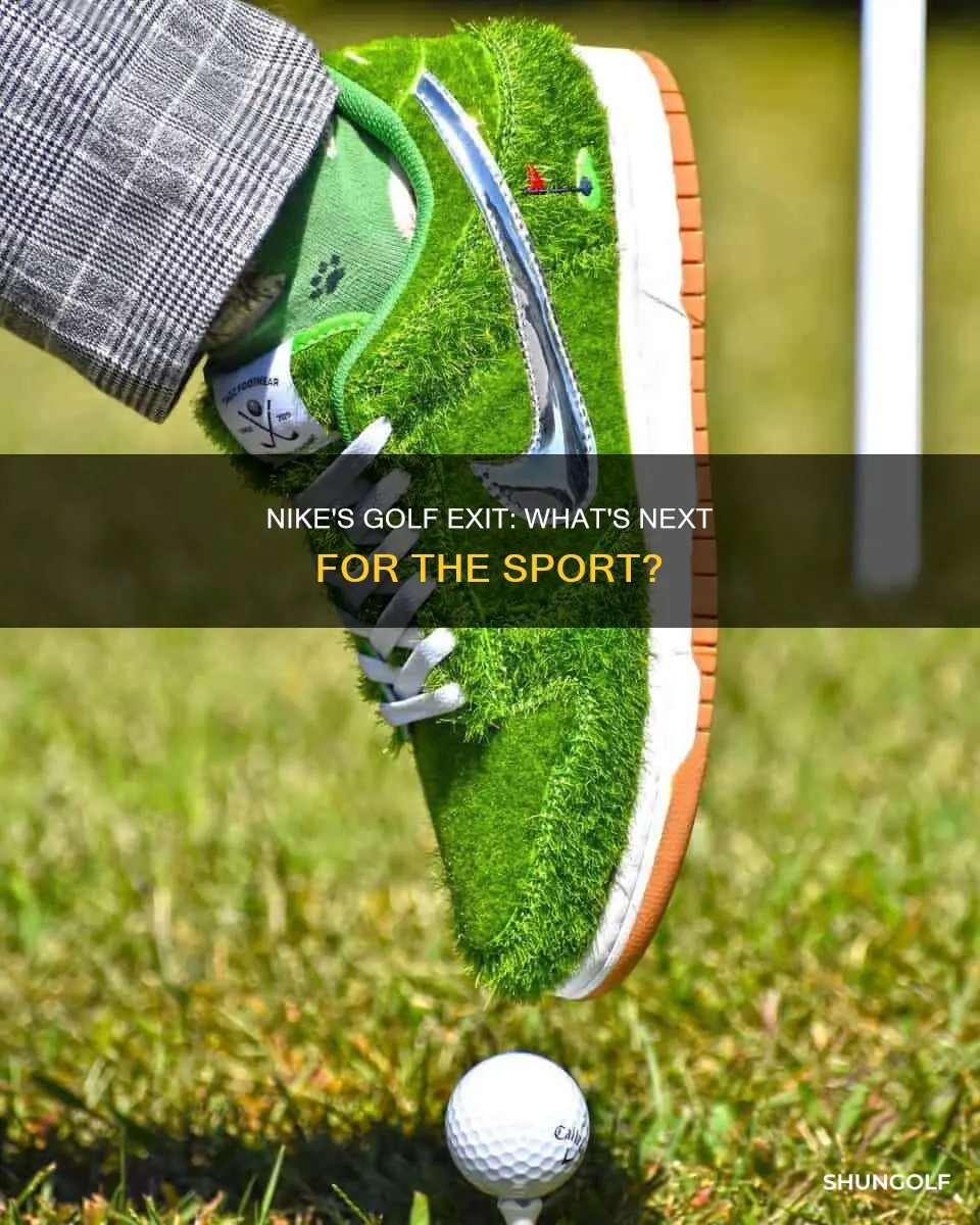 is nike exiting golf