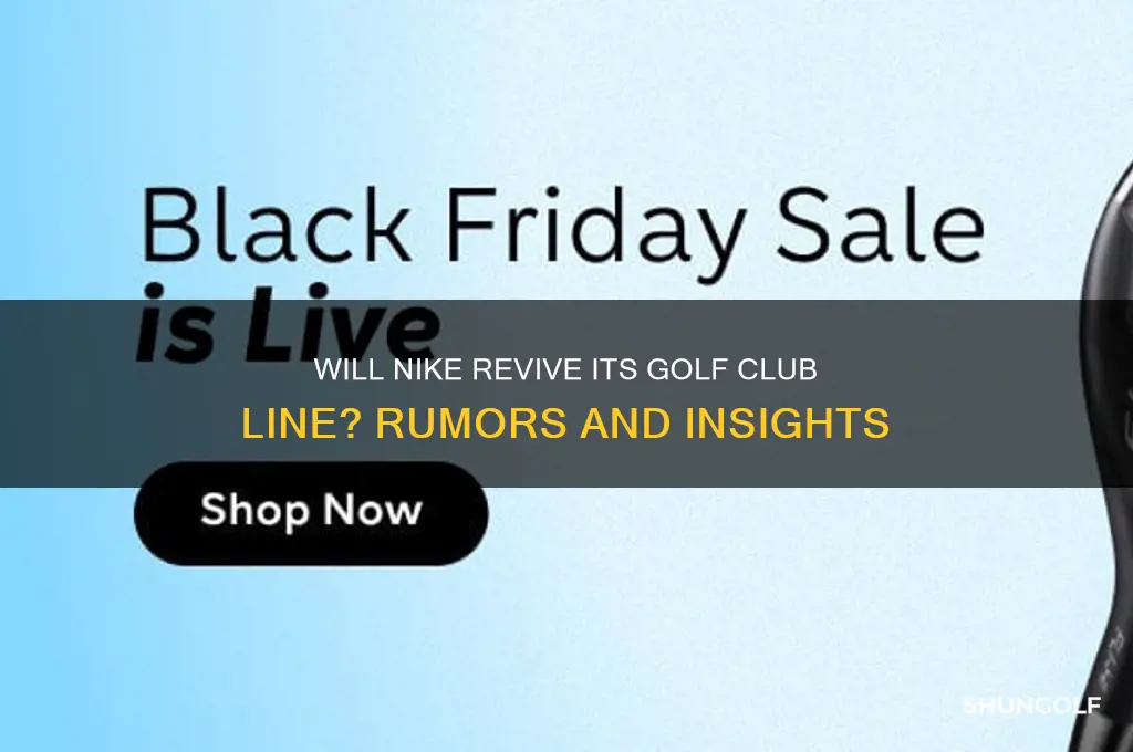 is nike going to make golf clubs again