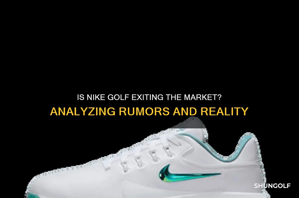 is nike golf going out of business
