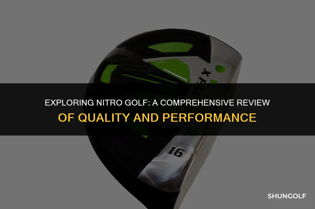 is nitro a good golf brand