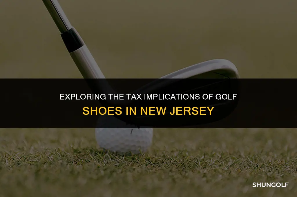 is nj golf shoes taxable