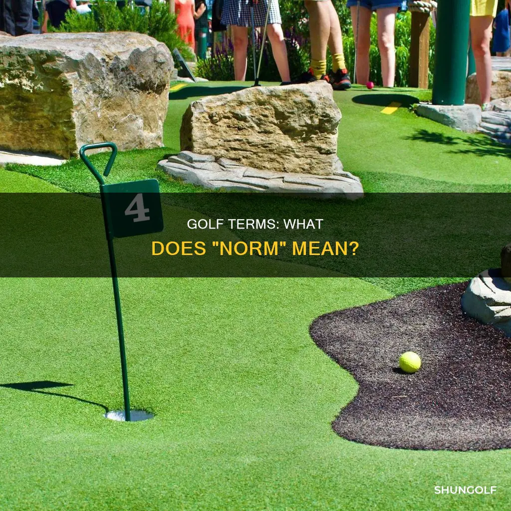 is norm a golf term