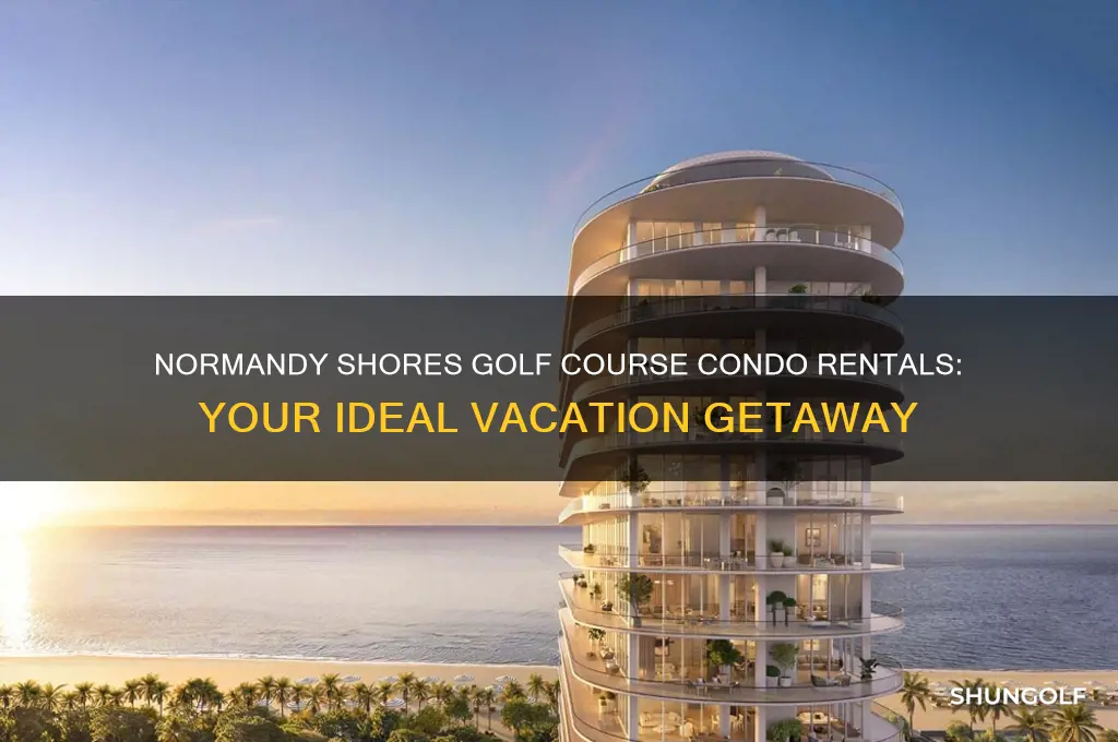 is normandy shores golf course condo rentals