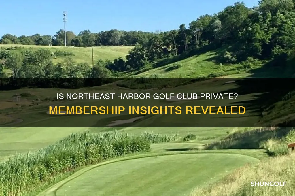is northeast harbor golf club private