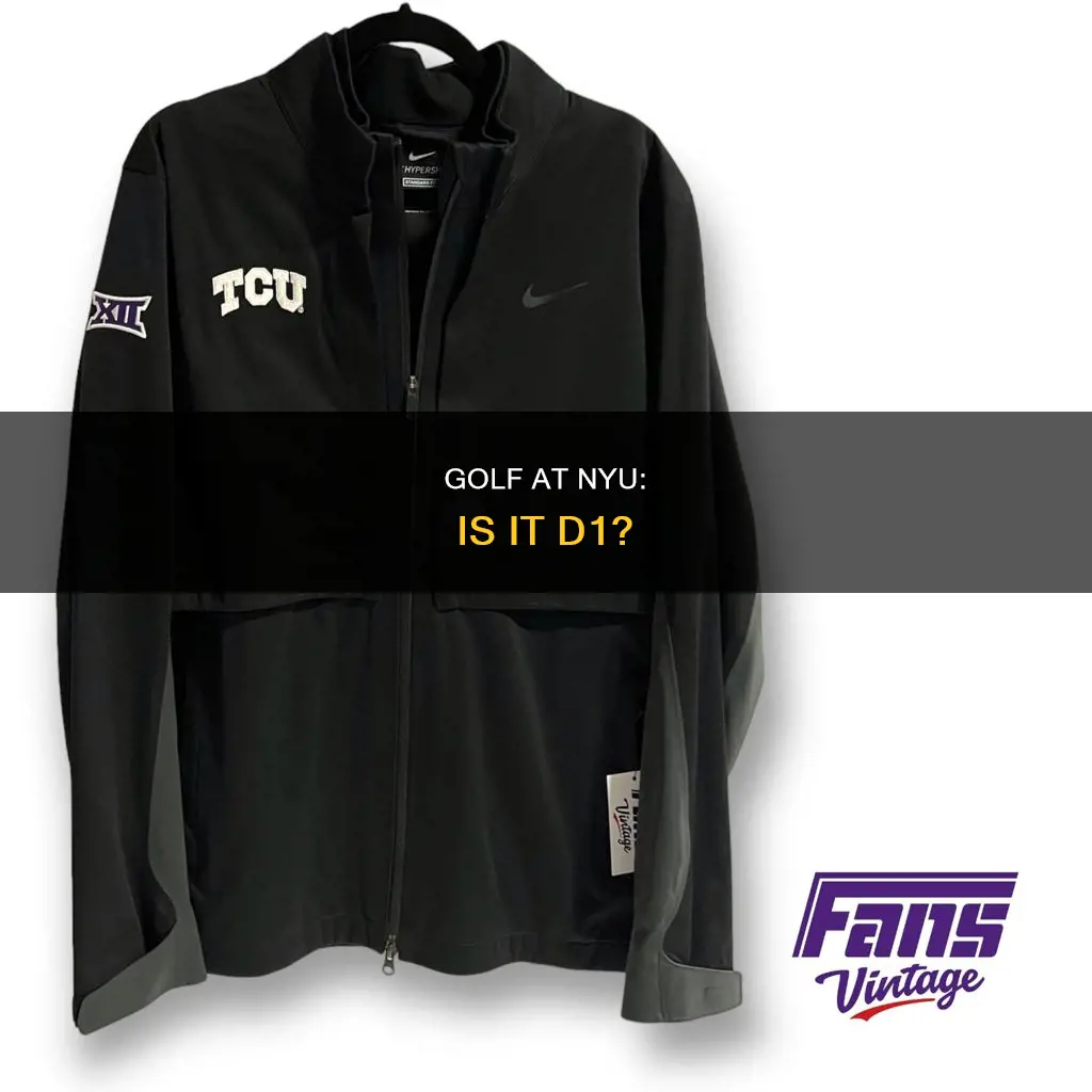 is nyu golf d1
