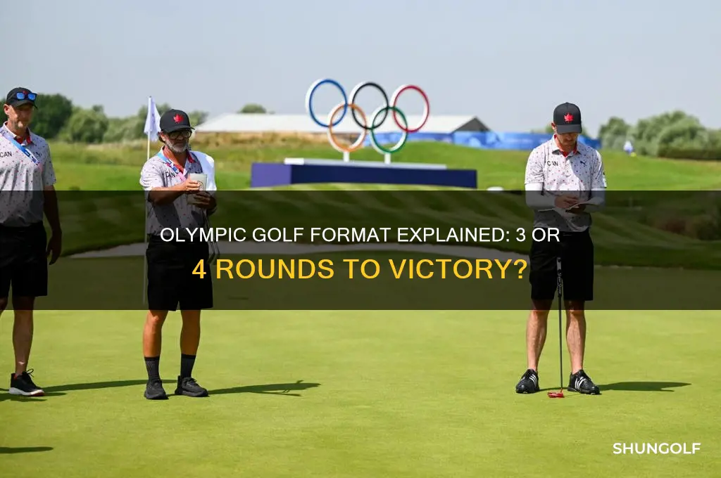 is olympic golf 3 or 4 rounds
