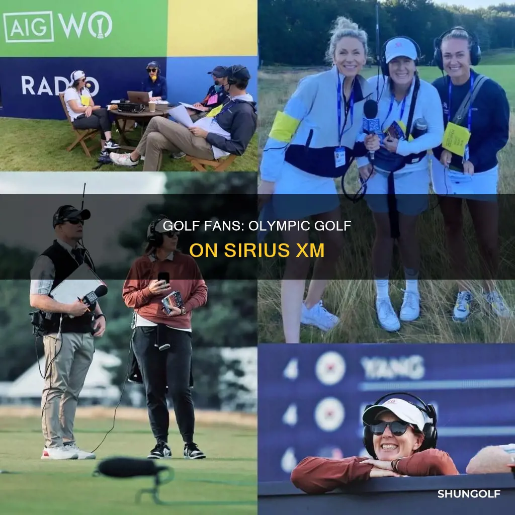 is olympic golf on sirius xm