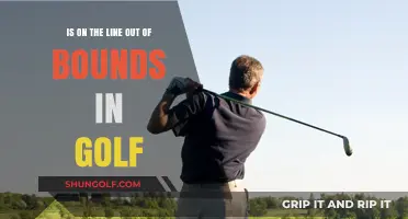 Is Your Golf Shot on the Line Out of Bounds?
