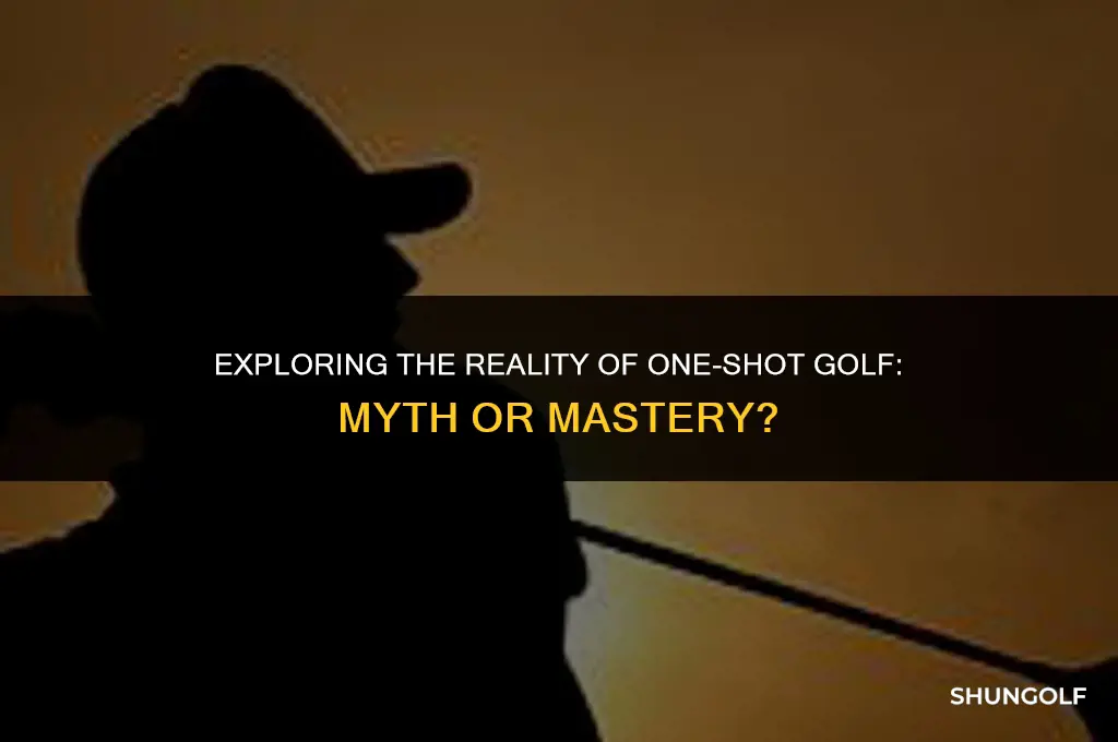 is one shot golf real