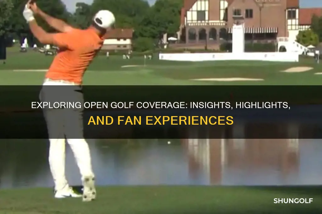 is open golf coverage