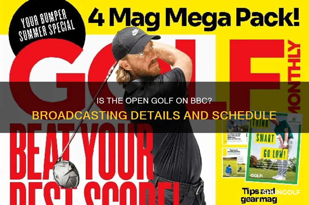is open golf on bbc