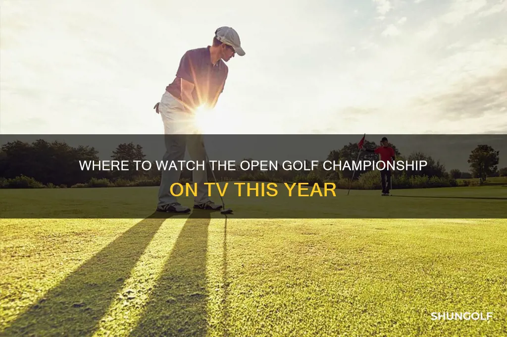is open golf on tv