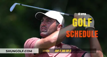 Exploring the Open Golf Schedule: Dates, Venues, and Key Highlights