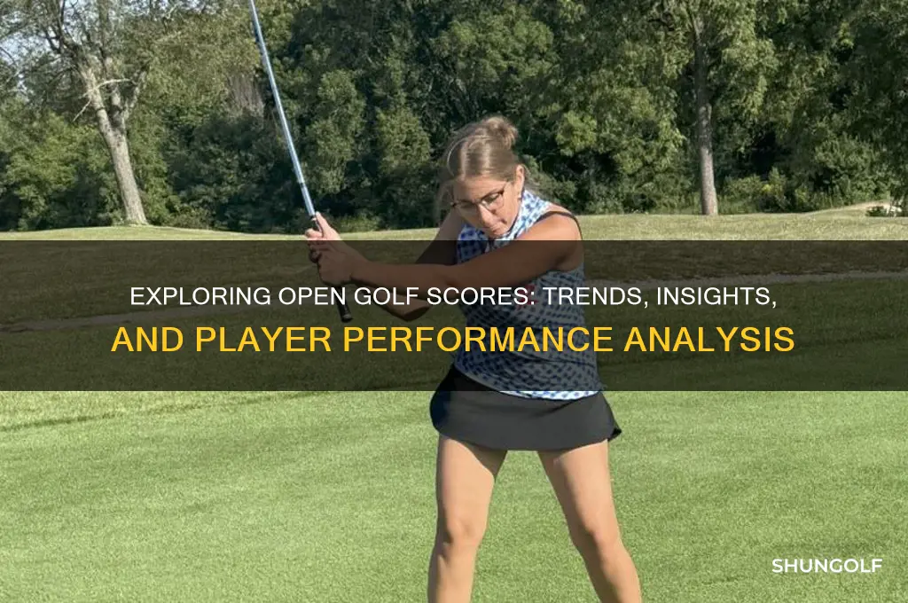 is open golf scores
