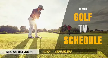 Open Golf TV Schedule: When and Where to Watch Live
