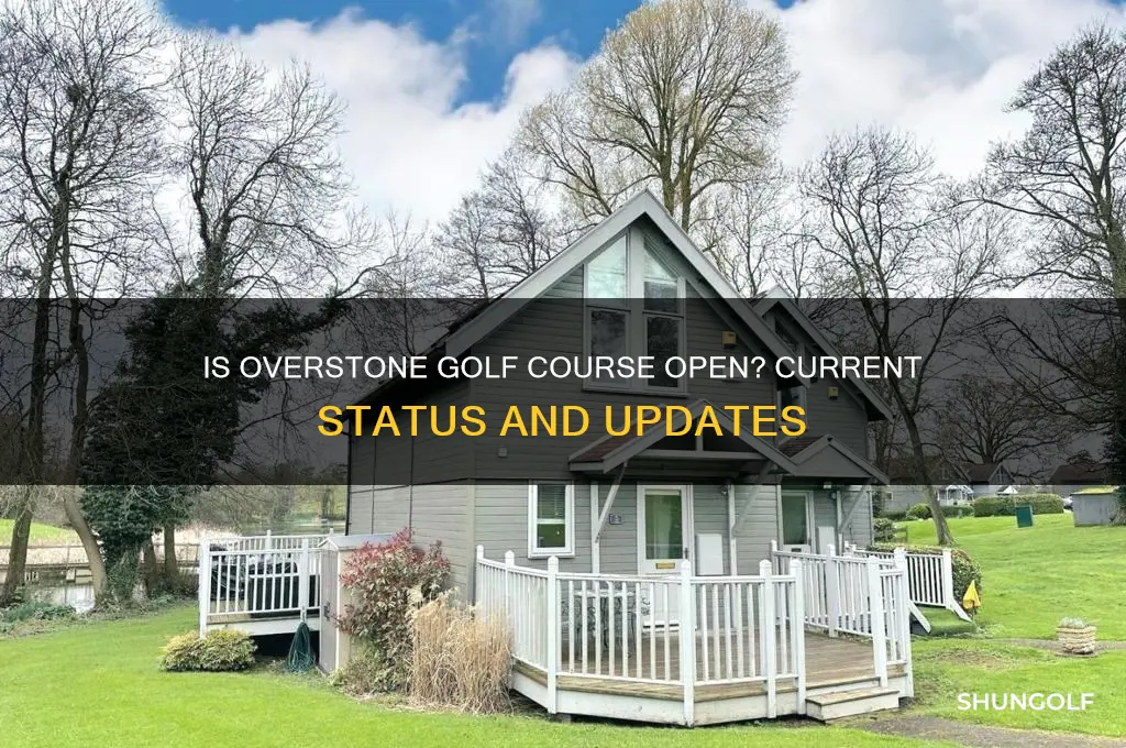 is overstone golf course open