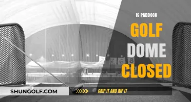 Golfing at Paddock: Is the Dome Open or Closed?