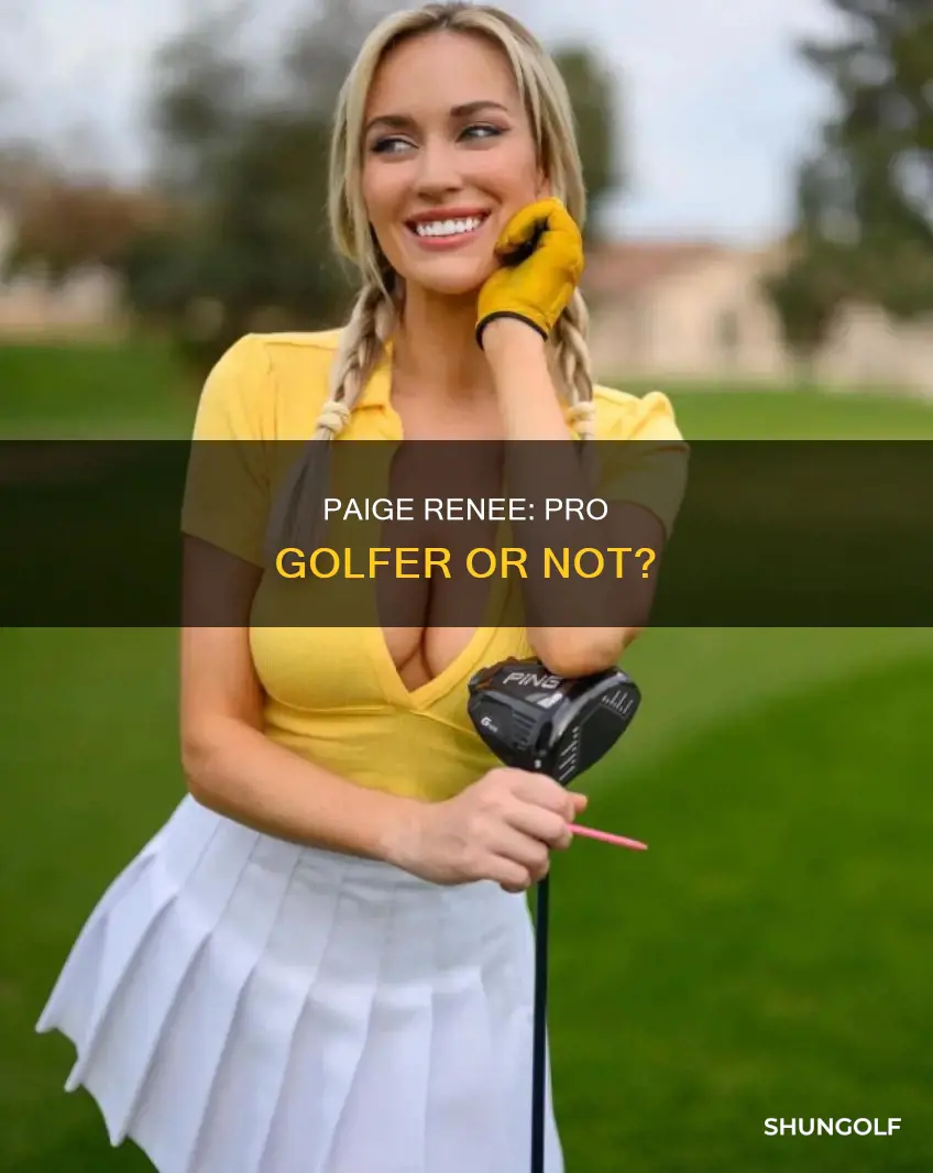 is paige renee a pro golfer