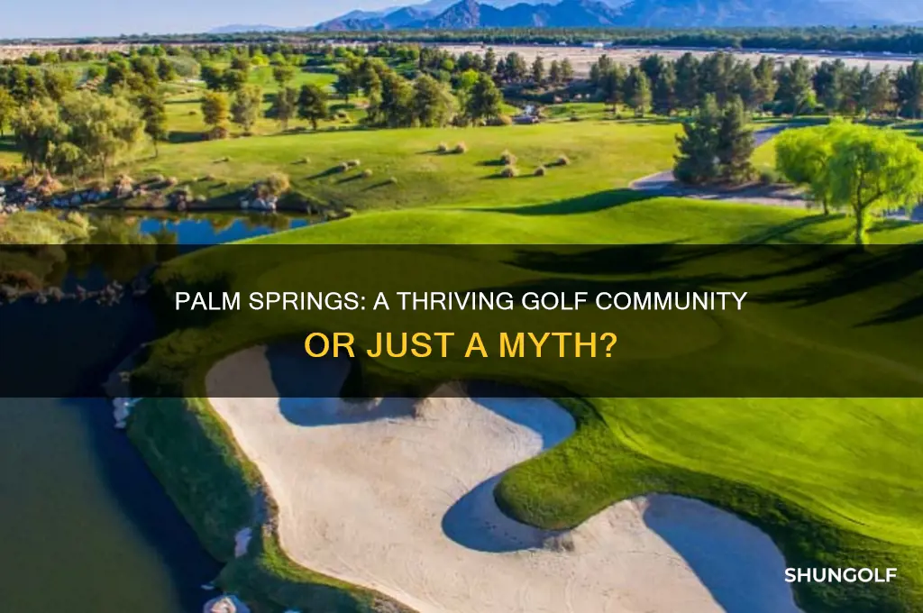 is palm springs a big golf community